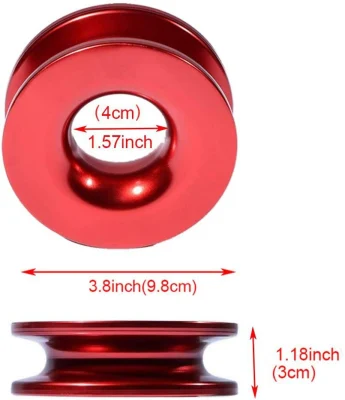 트레일러 부품 ATV UTV 견인 스트랩 복구 링이 있는 소프트 걸쇠 로프 스내치 링